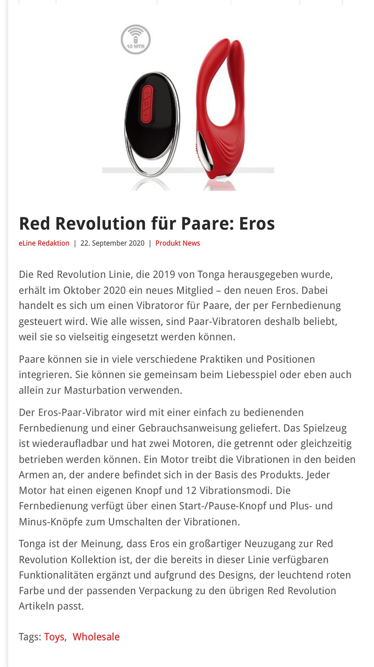 2020-09 eLine Online - Dream Toys Red Revolution